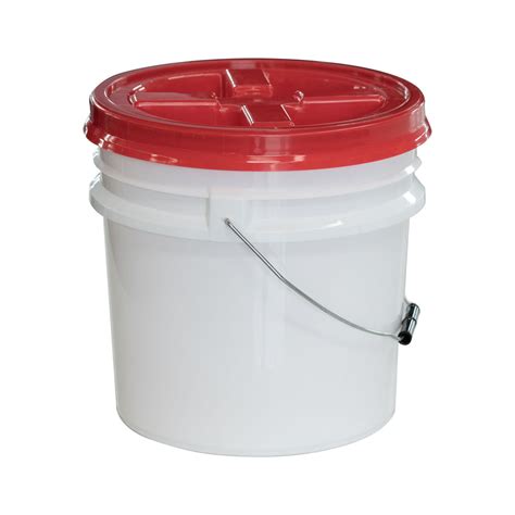 Car Wash Bucket With Gamma Seal Lid - Red 15L - Prime Finish Car Care