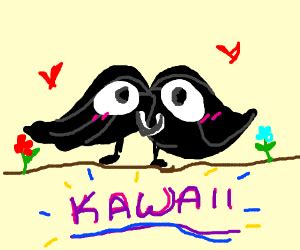 Kawaii mustache - Drawception