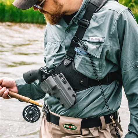 Fly Fishing with a Chest Holster - StealthGearUSA Chest Holster Review ...