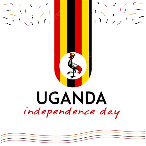 Independence Day Flag Vector Hd PNG Images, Uganda Independence Day ...