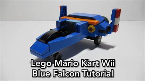 Lego Mario Kart Wii Blue Falcon Tutorial - YouTube