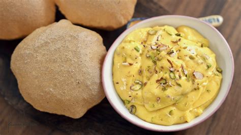 Mango Shrikhand with Poori | Amrakhand - Chef Kunal Kapur