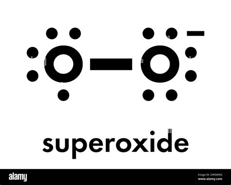 Superoxide free radical. Skeletal formula Stock Vector Image & Art - Alamy