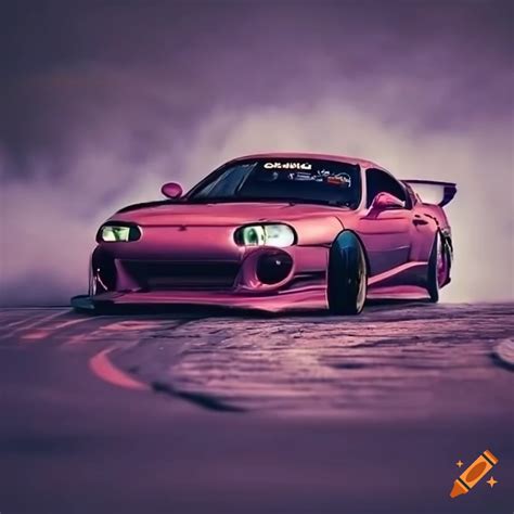 Toyota supra mk4 drift wallpaper on Craiyon