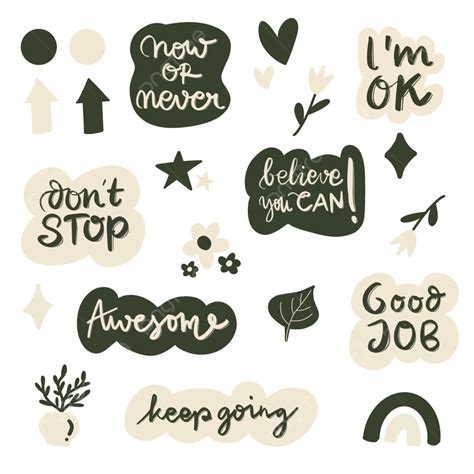 Printable Journal Sticker Set, Journal Clipart, Sticker Clipart ...