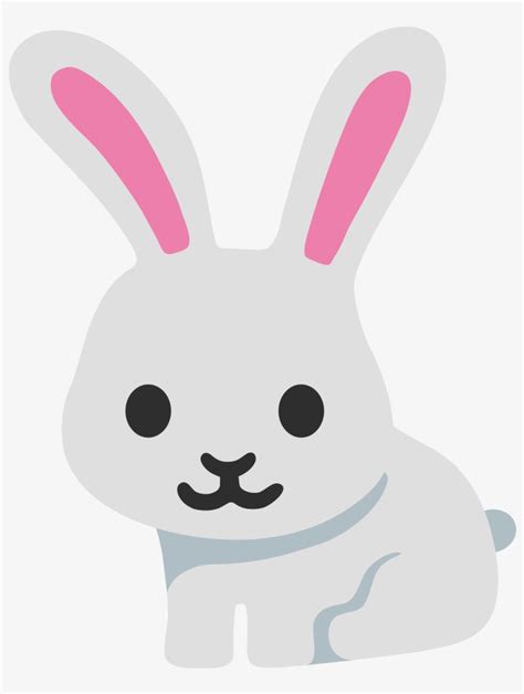 File - Emoji U1f407 - Svg - Android Rabbit Emoji Transparent PNG ...