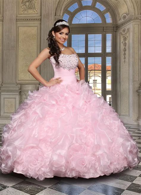 Sweetheart Princess Sweet 16 Dresses Pink Dress Quinceanera15 Years ...