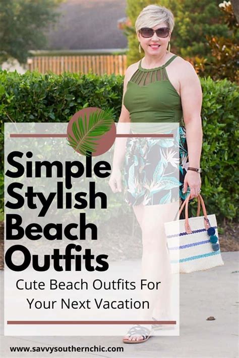 Stylish beach outfits for vacation - Savvy Southern Chic