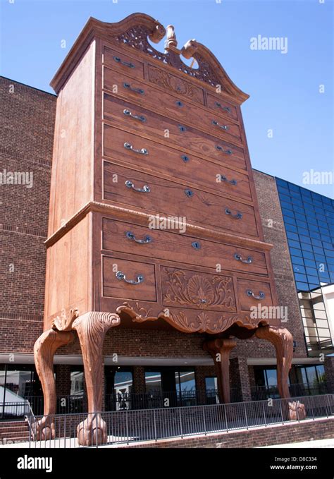 Giant Bureau in downtown High Point North Carolina Stock Photo - Alamy