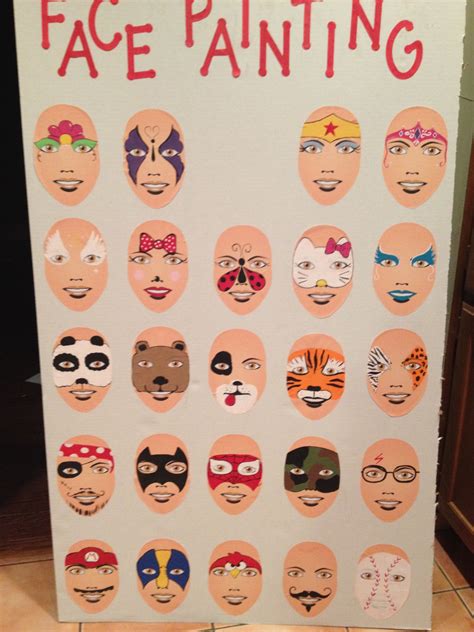 Face Painting Templates Free Printable