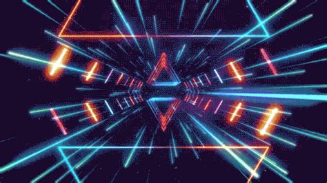 Neon Dimension | Retro futurism, Trippy gif, Graphic artist