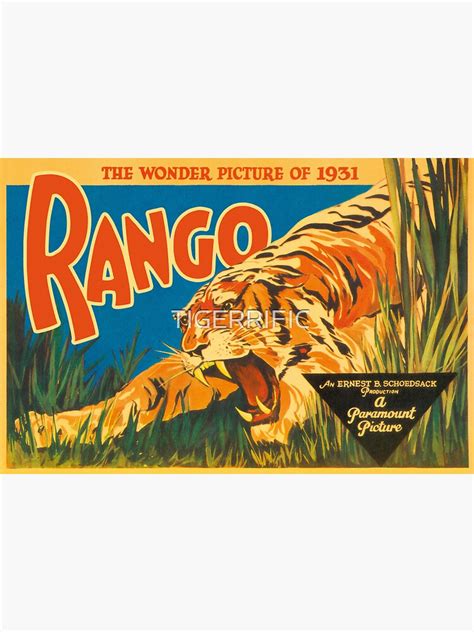 "Rango Film Poster" Sticker by TIGERRIFIC | Redbubble