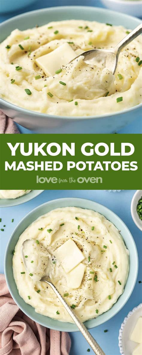 Yukon Gold Mashed Potatoes • Love From The Oven