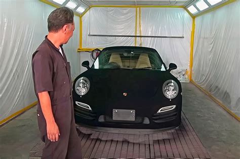 Porsche 911 Gets Covered in Musou Black Paint That Absorbs 99.4% of All ...