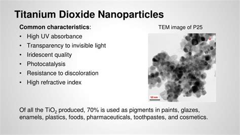 PPT - Environmental Toxicity of Titanium Dioxide Nanoparticles ...