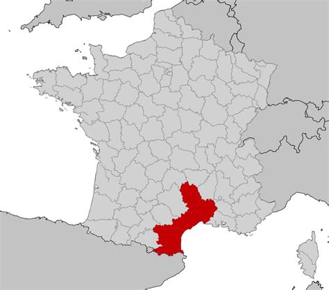 Carte du Languedoc-Roussillon - Plusieurs carte de la région