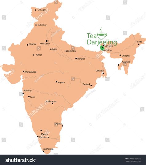 Location Of Darjeeling In India Map - Guenna Holly-Anne