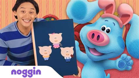 "Three Little Pigs" Read Along w/ Blue's Clues! 📚 Preschool Learning ...