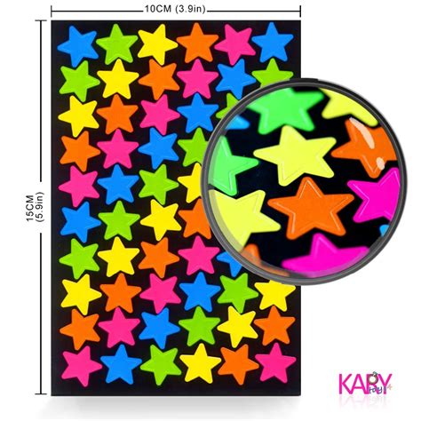 New 5 Color Colorful Star Shape Stickers 240pcs/Pack New Design School ...