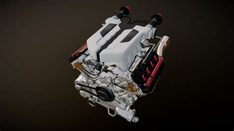 V8 engine (AUDI R8) - Buy Royalty Free 3D model by Dorin.Stoica ...