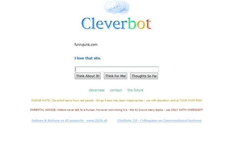 cleverbot likes funnyjunk