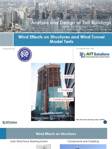 Day 1-5 Wind Effects On Buildings and Structures and Wind Tunnel | PDF ...