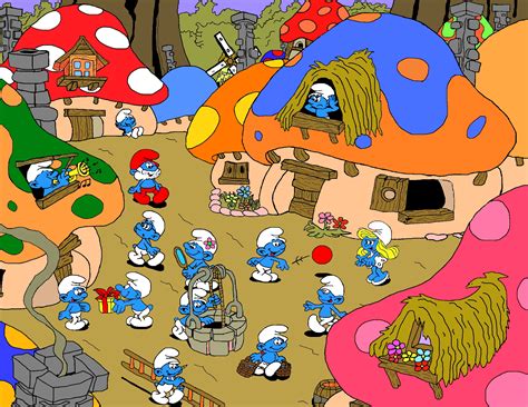 Smurf Village by NY-Disney-fan1955 on DeviantArt