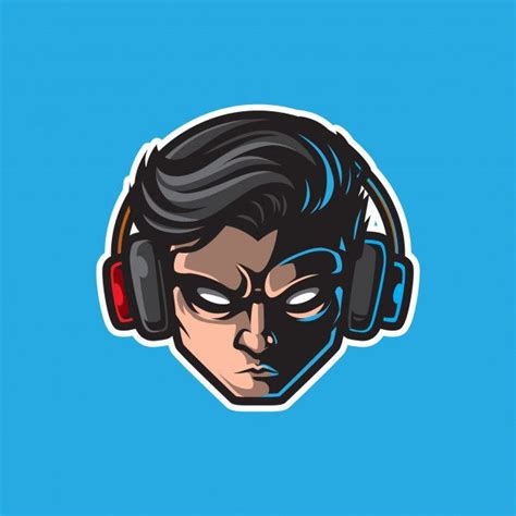 Premium Vector | Gamer mascot logo, gaming badge | Idee per tatuaggi ...