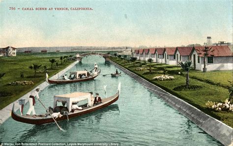 The ORIGINAL Venice canals in LA that have vanished forever beneath a ...