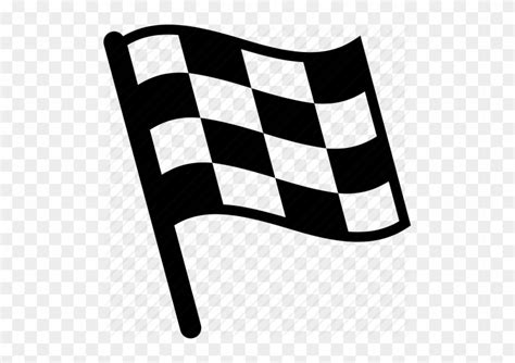 Checkered Flag Icon Clipart Auto Racing Racing Flags - Finish Flag Icon ...