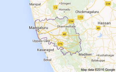 Dakshina Kannada Map