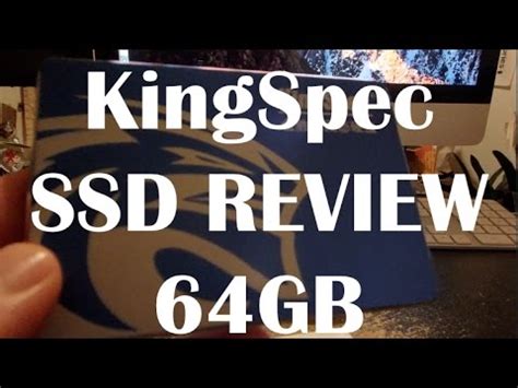 REVIEW: KingSpec 64 GB SSD Unbox and Review - YouTube