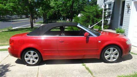 Find used 2004 Beautiful Red Audi A4 Convertible Quattro 3.0 in Long ...