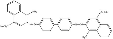 Structure of congo red dye. | Download Scientific Diagram