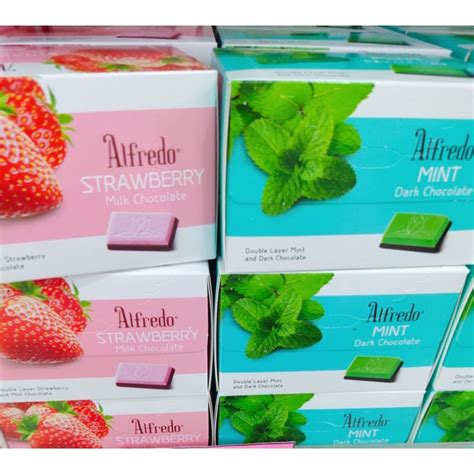 Coklat Langkawi Alfredo Double Layer Box Strawberry/Mint Milk & Dark ...