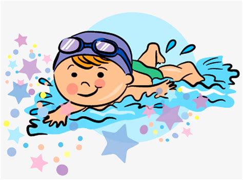 Swimming Drawing Clip Art - Kid Swimming Drawing Transparent PNG ...