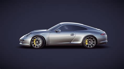 (FREE) Porsche 911 Carrera 4S - Download Free 3D model by Lionsharp ...