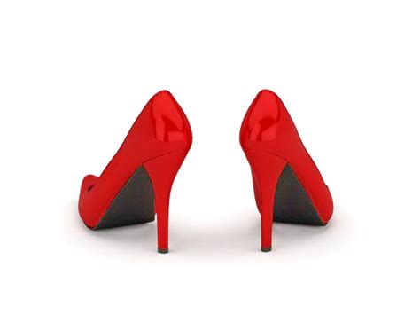 Women High Heels shoes 3D model - Download Free 3D models