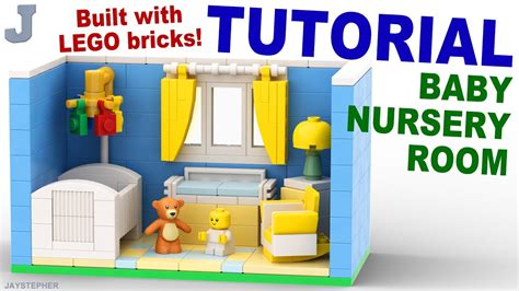 LEGO Baby Nursery Room How To Build Tutorial - YouTube