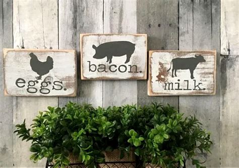 Farmhouse Kitchen Sign Set $19.99 + FREE Shipping (Reg. $25)