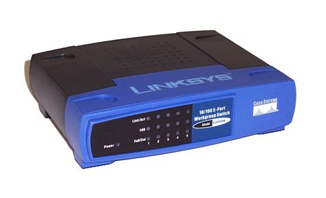 Cisco Linksys EZXS55W Version: 4 10/100 5-Port Workgroup Switch- No ...