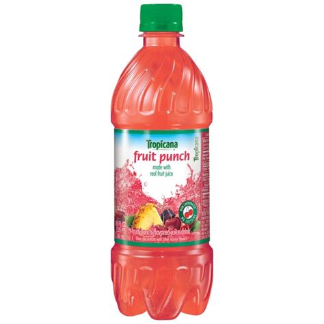 Tropicana Fruit Punch Flavored Juice Drink (20 fl oz) - Instacart