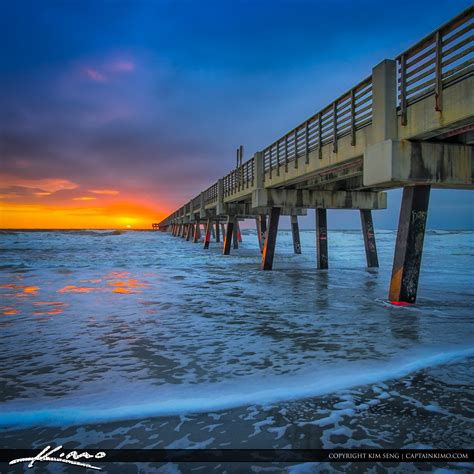 Jacksonville Beach Pier Sunrise | HDR Photography by Captain Kimo