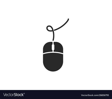 Computer mouse logo Royalty Free Vector Image - VectorStock