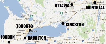 Kingston Canada Map