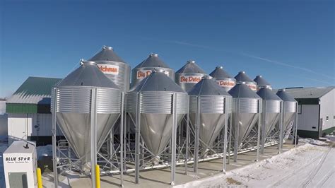 Feed Bins & Conveying | Poultry Feed Bins | Big Dutchman USA