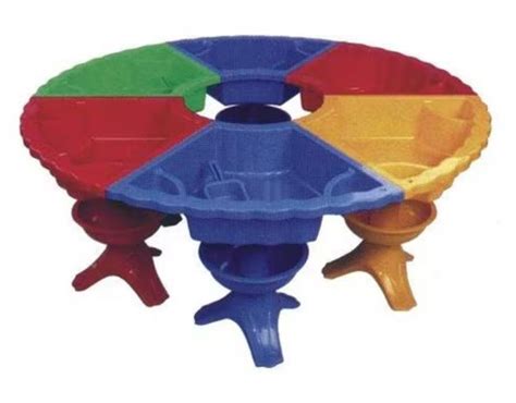 Multi Purpose And Colorful Plastic Table Set For Kids, Sand play, Water ...