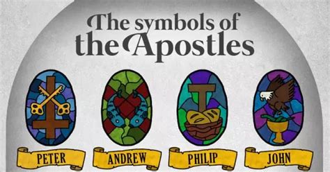 Infographic: The Symbols Of The Apostles | Catholic-Link