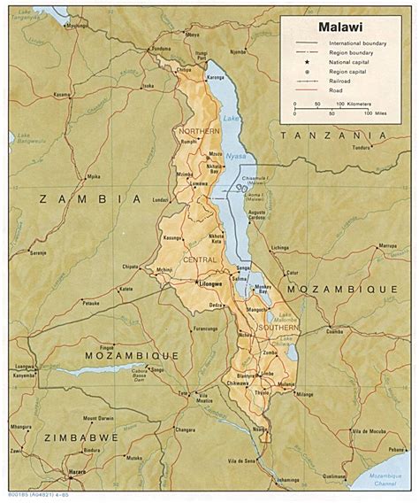 Malawi Maps - Perry-Castañeda Map Collection - UT Library Online