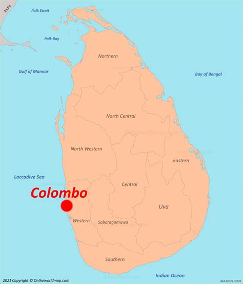 Colombo Map | Sri Lanka | Maps of Colombo